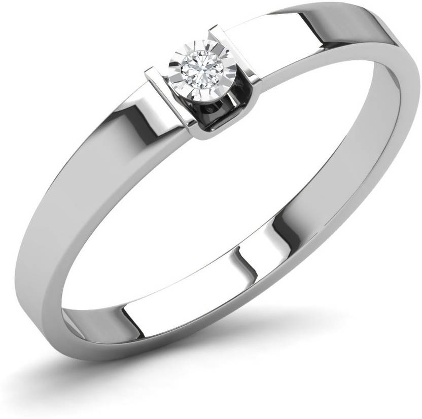 Caratlane Kaitlyn Silver Diamond Ring Price In India Caratlane Kaitlyn Silver Diamond Ring