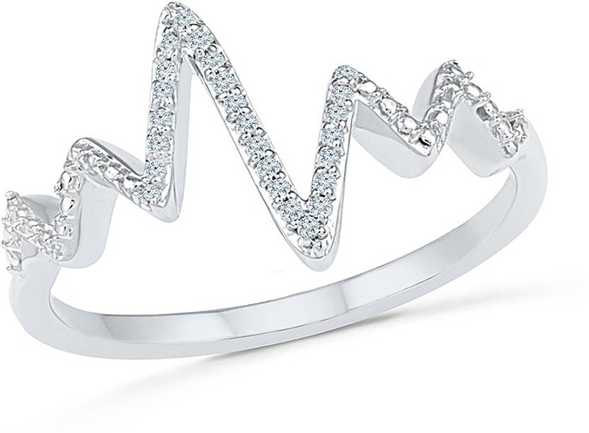Radiant Bay The Heartbeat White Gold Diamond Ring Price In India Radiant Bay The Heartbeat White Gold Diamond Ring