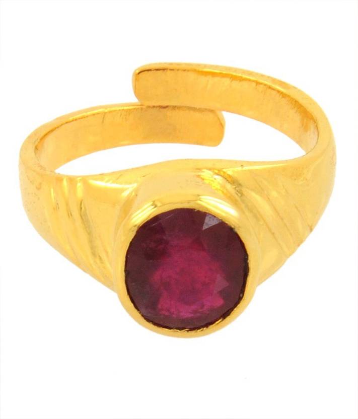 Avaatar 5 Carat Bello Panchdhatu Metal Ruby Ring Price in ...