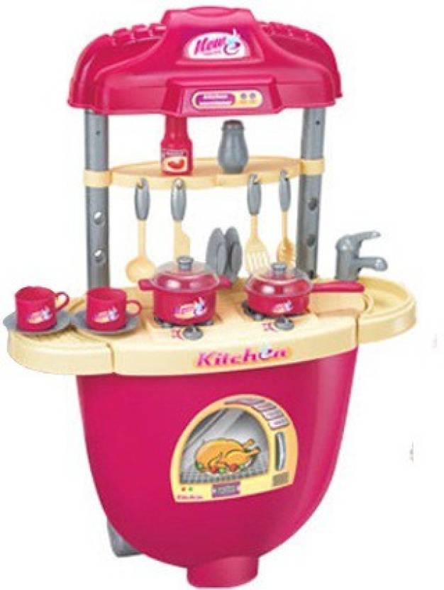  Xiong  Cheng  Portable Kitchen  Set  Trolley With Light And 