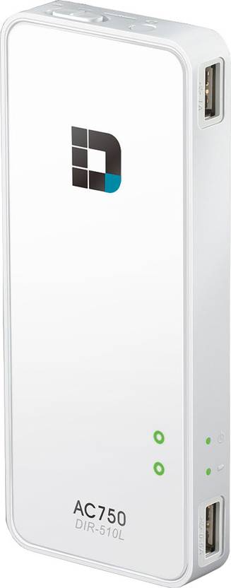 D-Link DIR-510L AC750 Portable Router and Charger