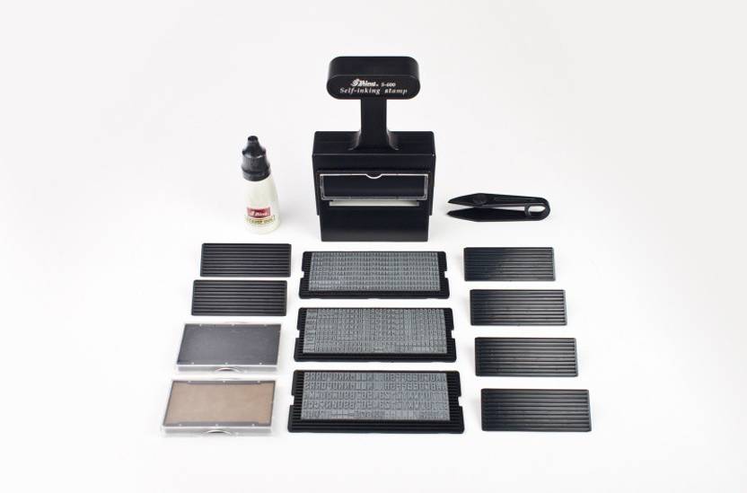 SHINY SelfInking Printing Selfmaking S600 Rubber Stamp Kit Price in