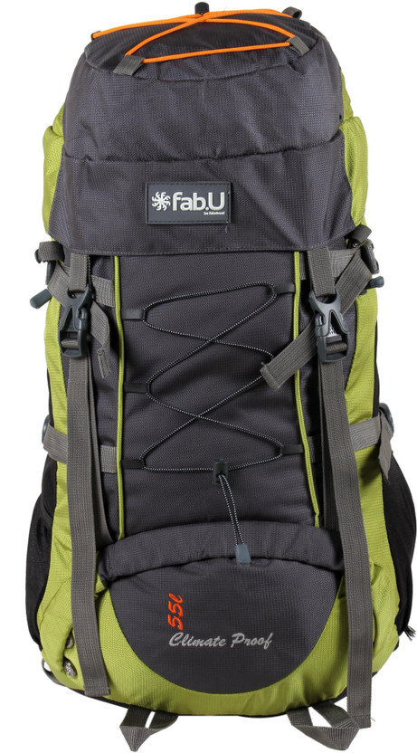 Fab U Adventure Rucksack  - 55 L(Green)