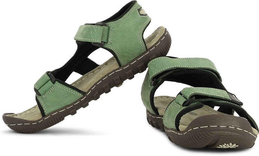 WOODLAND Men Green Sports Sandals - Buy 
