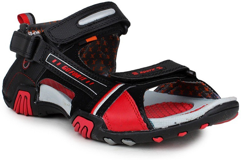 Sparx Men Black Sandals - Buy Black 
