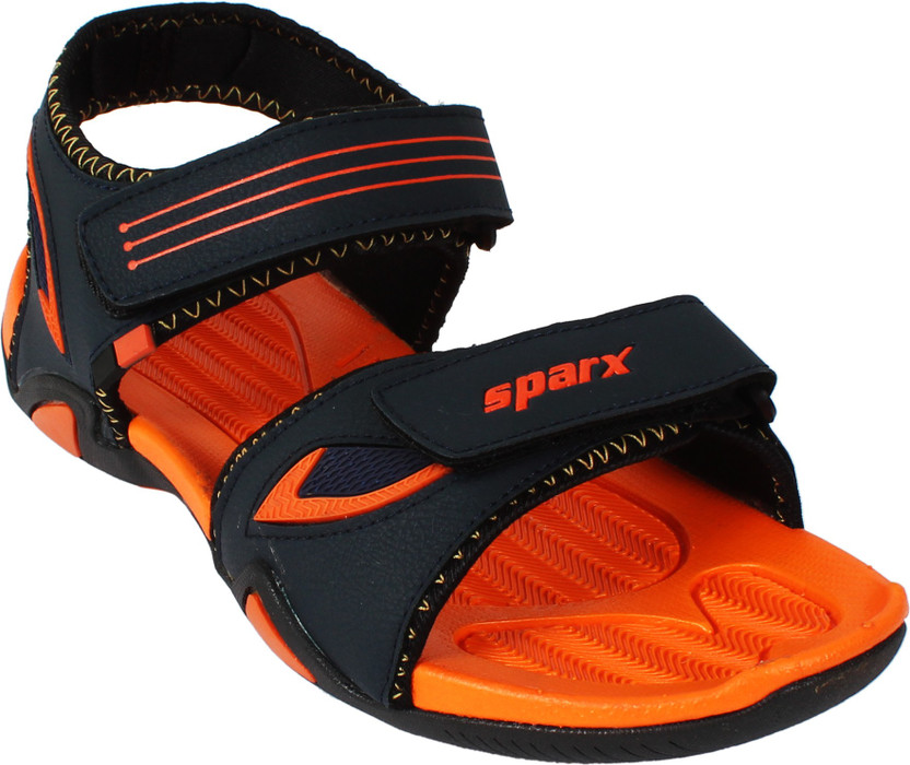Sparx Men Blue, Orange Sandals - Buy 