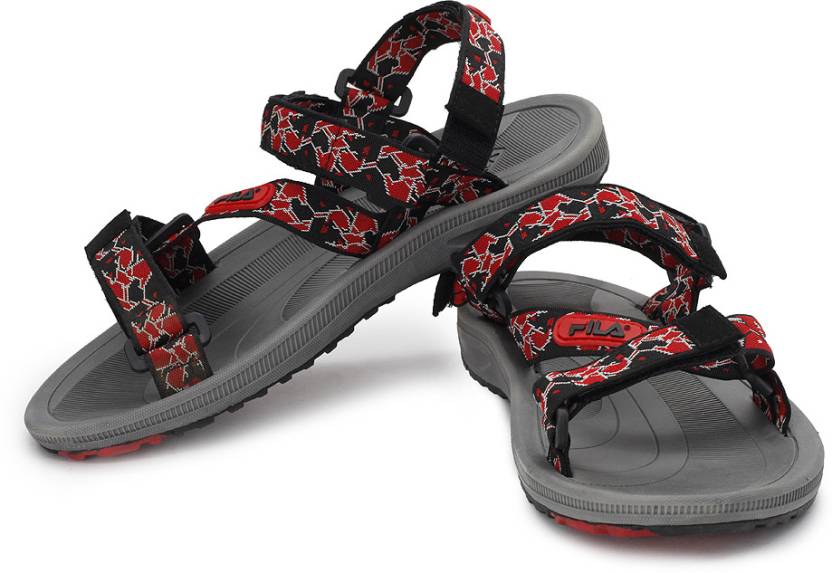 FILA Men Red, Grey Sports Sandals - Buy Black, Red Color FILA Pavo Men Red, Grey Sandals Online at Price - Shop Online for Footwears in India | Flipkart.com