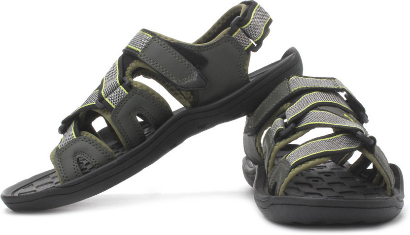 fila men grey sports sandals