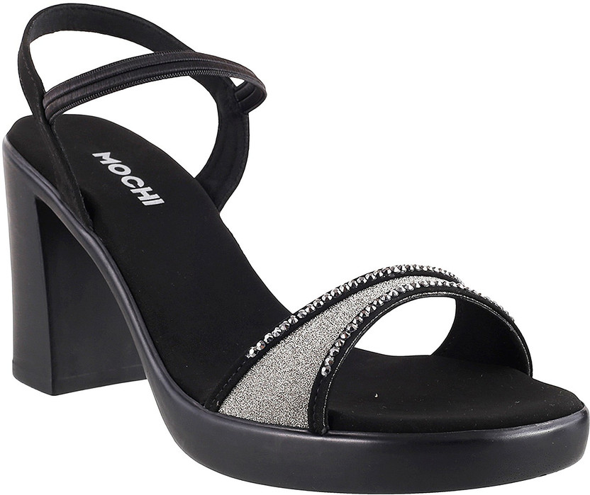MOCHI Women Black Heels - Buy 11,Black
