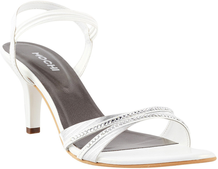 Mochi white heels Clearance