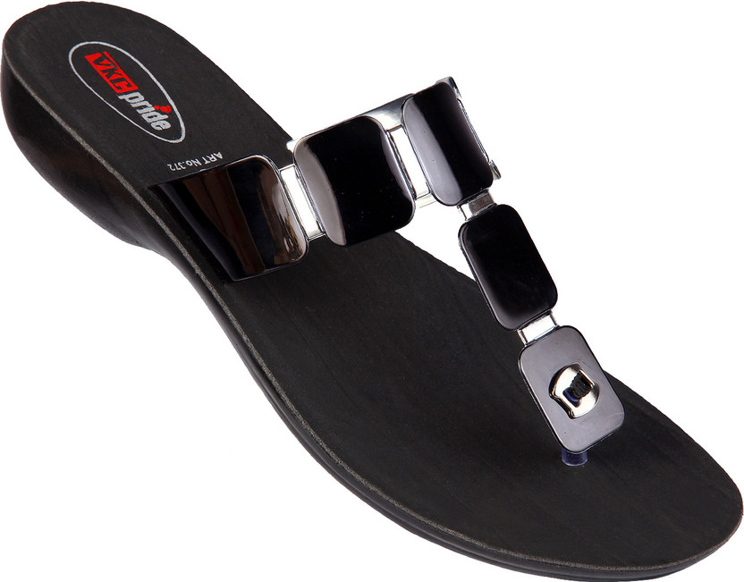 VKC Pride Women Black Flats - Buy Black 