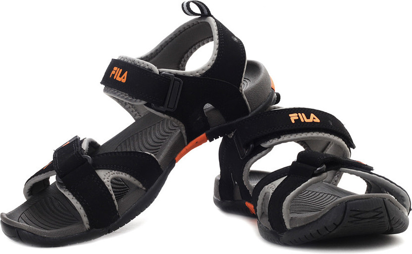 fila avior black floaters