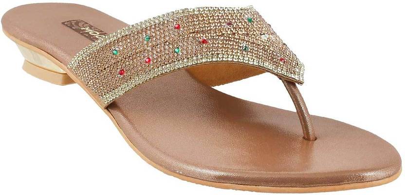 Mochi Women 28,Antiq-Gold Heels