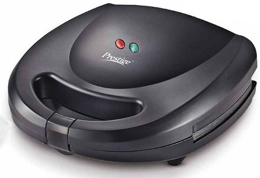 Prestige Sandwich Maker Square Plates PSQFB Toast (Black) 