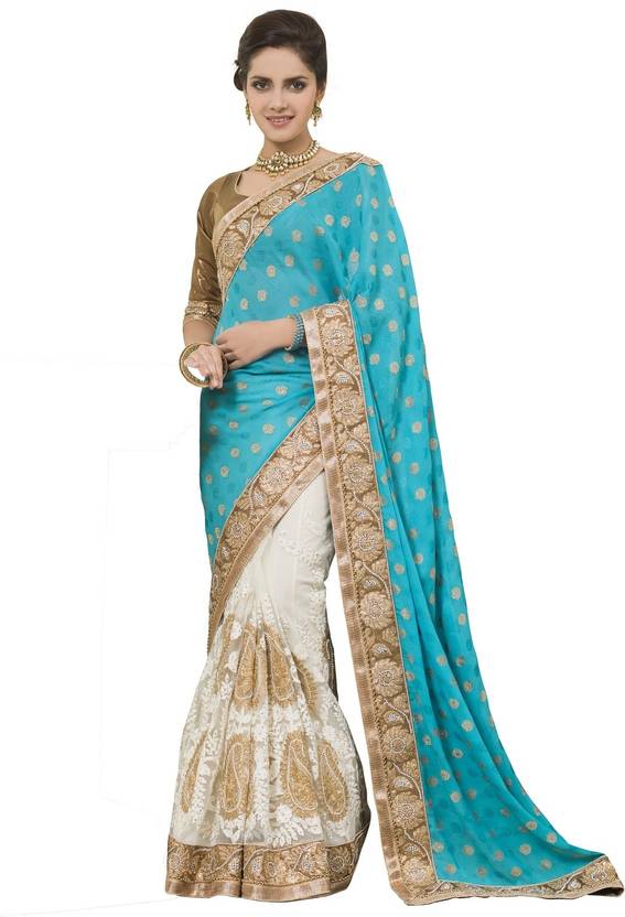 Buy Chirag Sarees Self Design Fashion Net Multicolor Sarees Online Best Price In India