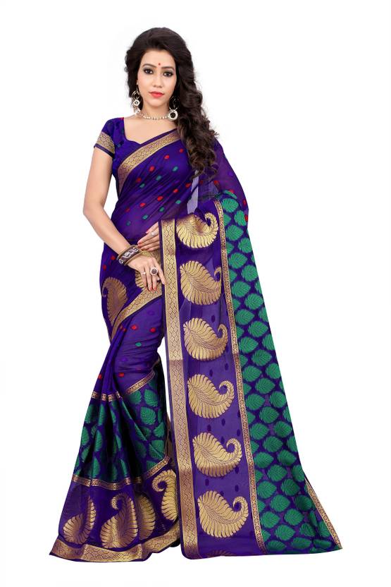 Ganga Shree Self Design Bollywood Banarasi Silk Saree