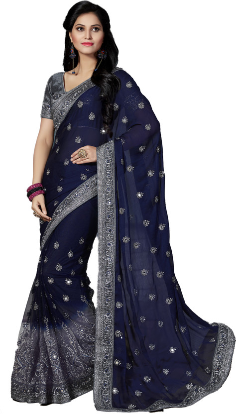 flipkart chiffon party wear sarees