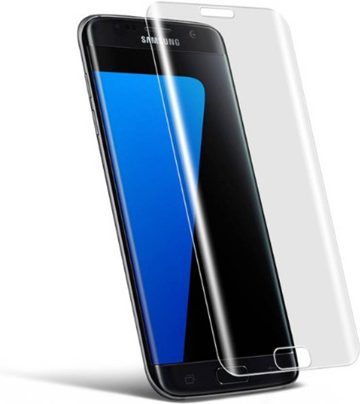 Mcloj Tempered Glass Guard For Samsung Galaxy S7 Edge S7 Edge Gold