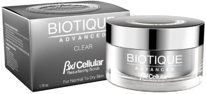 For 664/-(33% Off) Biotique Advanced Resurfacing Scrub Normal to Dry Skin Scrub at Flipkart