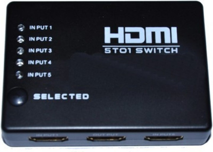 microware HDMI5x1 Media Streaming Device(Black)