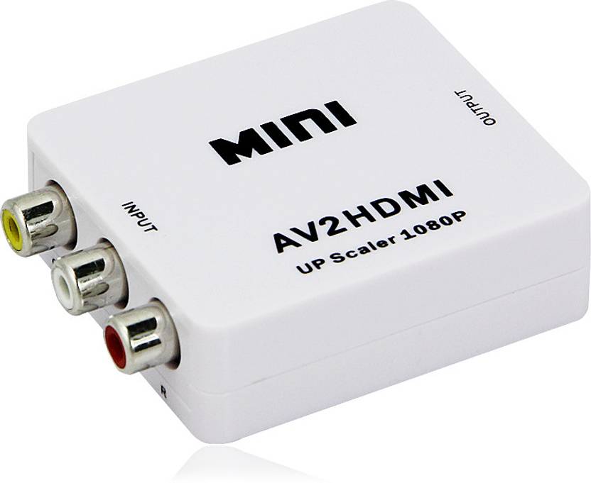 LeoXsys Mini AV2HDMI Composite RCA CVBS AV to HDMI Converter Adapter