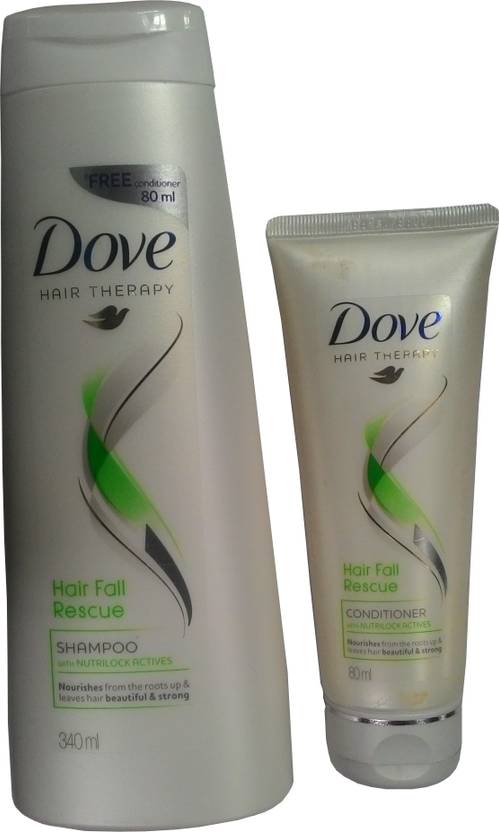 Dove Hairfall Rescue Shampoo With 80 Ml Conditioner Price In