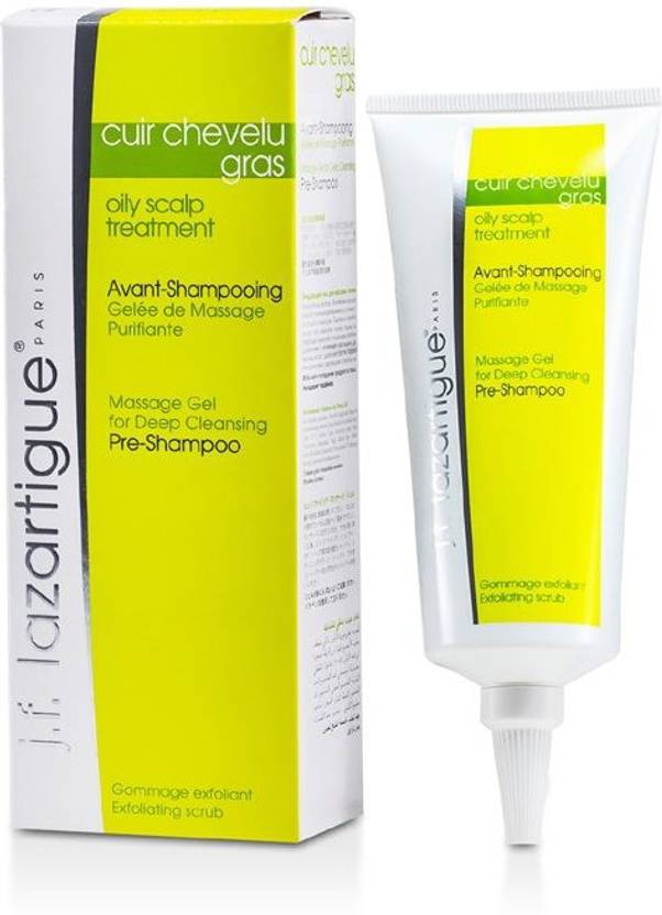 Jf Lazartigue Massage Gel For Deep Cleansing Pre Shampoo Oily