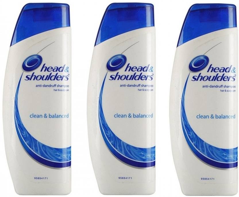 Head & Shoulders Anti Dandruff Clean & Balanced Shampoo Pack of 3