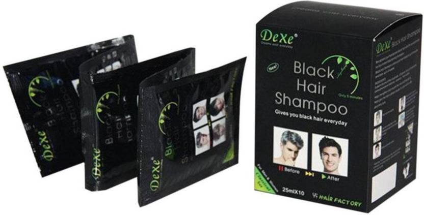 Dexe Black 5min Hair Color Shampoo