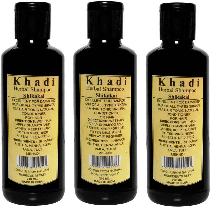 Parvati Khadi Gramudyog Khadi Herbal Shikakai Shampoo Pack Of 3 Price