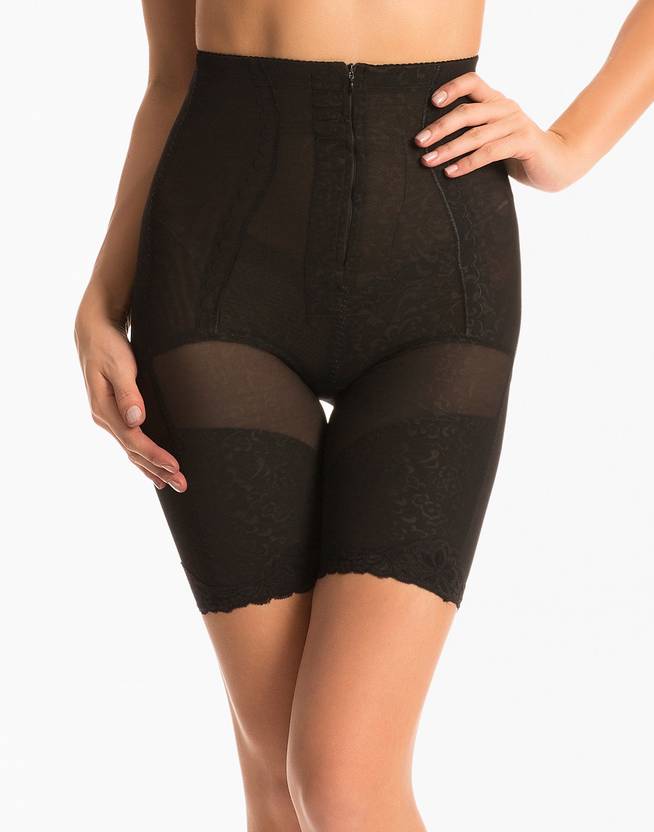 PRETTYSECRETS Black Leaf Super Slimming Hip & Thigh Shaper Women