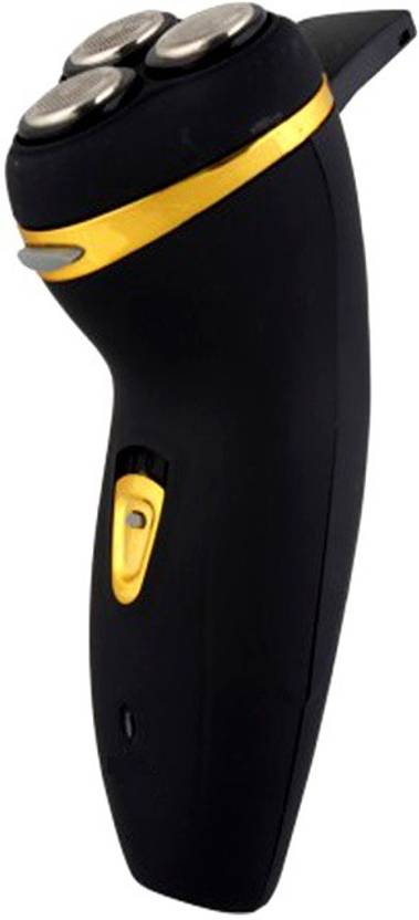Gemei Three Cutter Head Razor NV-178-BLK Shaver For Men (Black) 