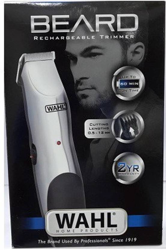 Wahl Beard Rechargeable 09916-1724 Trimmer For Men (Sliver) 