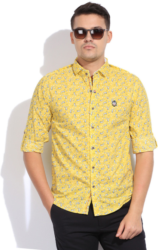 Yellow shirt printed Clearance