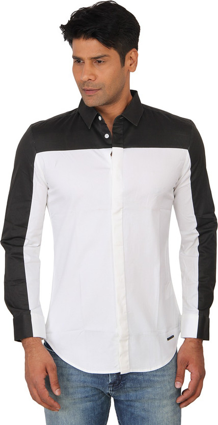 Calvin klein black and white shirt Clearance