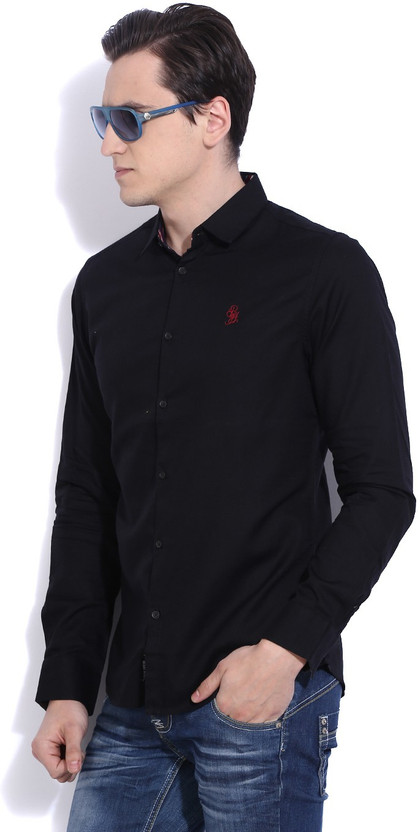 Being human black shirt online clearance