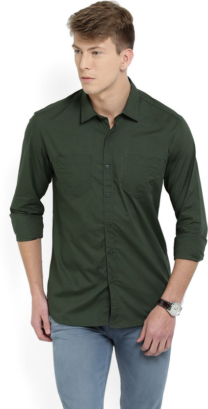 Olive green shirt flipkart clearance