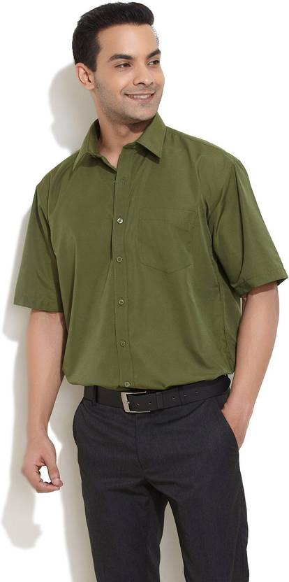 lime green formal shirt