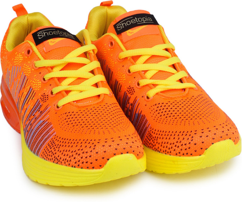 Orange shoes flipkart