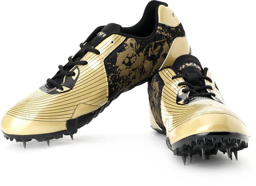 NIVIA Spirit Running Spikes For Men - Buy Golden, Black Color NIVIA Spirit  Running Spikes For Men Online at Best Price - Shop Online for Footwears in  India 