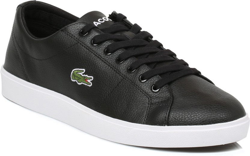LACOSTE Mens Black Marcel Shoes Casual 