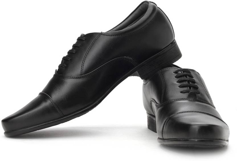 Bata Black Leather Oxford Shoes Bata Black Leather Oxford Shoes