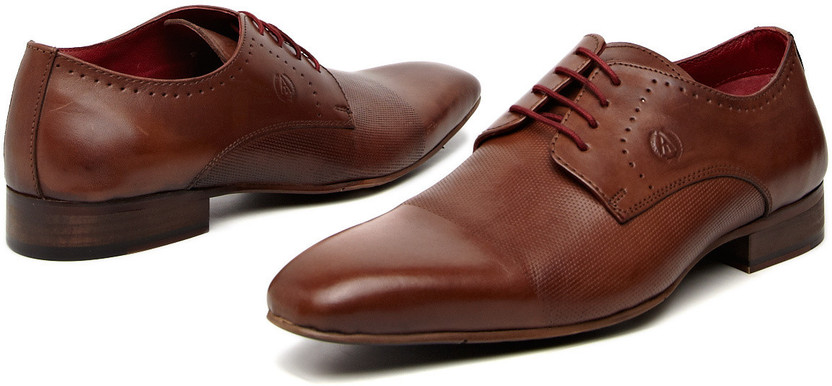 ALBERTO TORRESI Glossy Textured Formal 