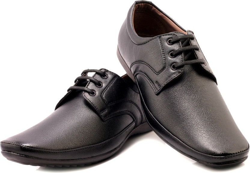 Black Chief Lace Up Shoes For Men 