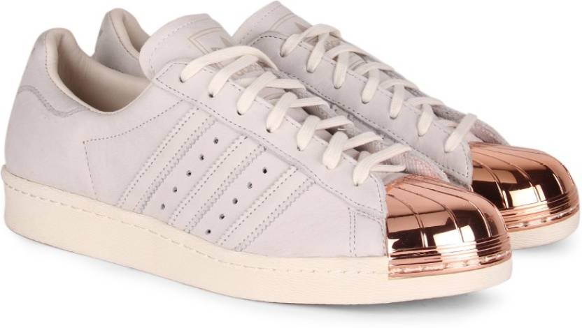 ADIDAS SUPERSTAR 80S METAL TOE W For Women - White Color ADIDAS SUPERSTAR 80S TOE W Sneakers For Women Online at Best Price - Online for Footwears in