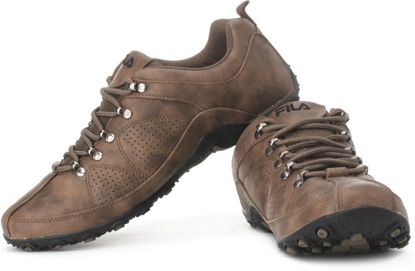 fila men new percoso ii brown sneakers