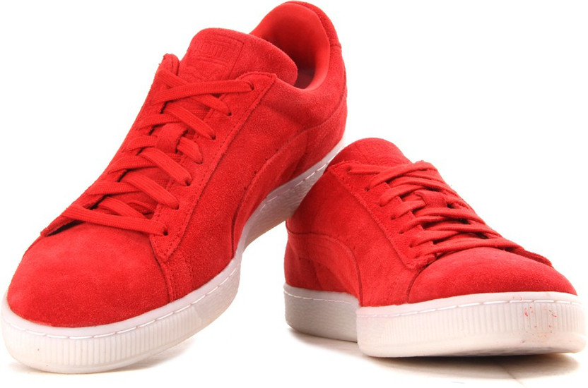 triple red puma suede