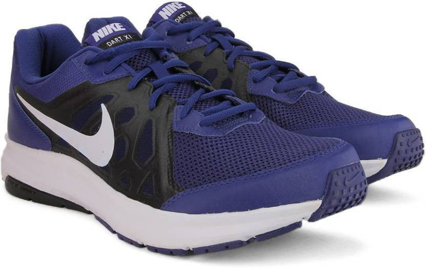 NIKE DART 11 MSL Running Shoes For Men - Buy DEEP ROYAL BLUE / WHITE - BLCK  - WHT Color NIKE DART 11 MSL Running Shoes For Men Online at Best Price -