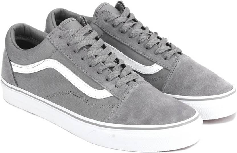 VANS OLD SKOOL Sneakers For Men - Buy (SUEDE/CANVAS) FROST GRAY/TRUE WHITE  Color VANS OLD SKOOL Sneakers For Men Online at Best Price - Shop Online  for Footwears in India 