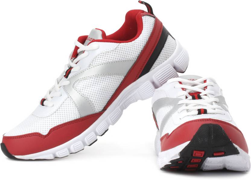 Dunlop Running Shoes Buy White, Silver, Maroon Color